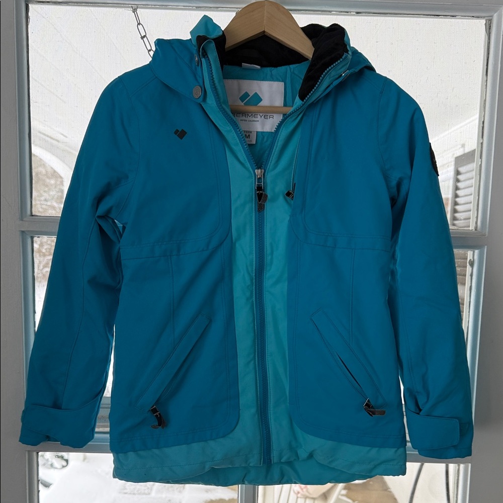 Obermeyer Kids Blue Puffer Jacket
